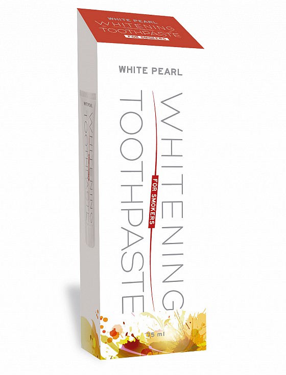 White Pearl bělící pasta pro kuřáky 75ml